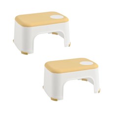 THE ZAKKA 防滑浴室椅, 2個, 黃色