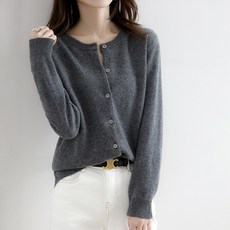 Sunbint女款Marite基本日常素色圓領開襟衫