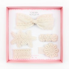 Chaney Bonbong 女童淡褐色髮夾套裝