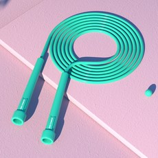 허그핏 액티브 길이조절 안꼬임 교육용 줄넘기, 04 다크그린, 1개