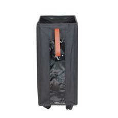 Levenemi窄線條洗衣籃 GH76_RD_43, 1個, 黑色