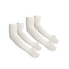 INCONTRO Xfit 素色彈性露指袖套, 花粉色