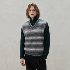 Mind Bridge 男款空氣紗漸層色寬鬆背心 MXVT7101