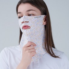 sunmaskin UV防紫外線全臉開放式高爾夫口罩, 1個, 黛西
