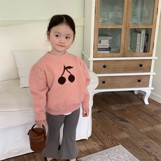 Uvely 女童Cheny休閒圓領針織衫