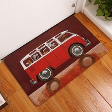 Allove Home 狗狗賽車門墊, TYPE3