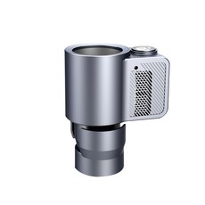 River Fox 車用智能冷熱杯架保溫杯, 黑色, 1個