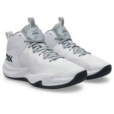 ASICS 亞瑟士 女款 NOVA SURGE 3 GS 運動籃球鞋 1064A017-101 白色，專為女性設計，輕量透氣，舒適耐磨, 25cm