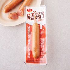 하림 닭다리살 육즙 후랑크 체다치즈, 70g, 1개