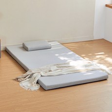 팜데코 1인용 접이식 탄탄 토퍼 매트리스 90 x 200 cm