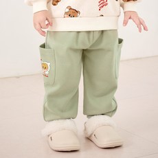 mollimelli New Kids On 親暱可愛 Gomi 刷毛工裝褲