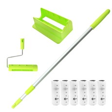 롱 테이프 클리너 막대봉 본품 + 받침대 + 리필 6p, 1세트