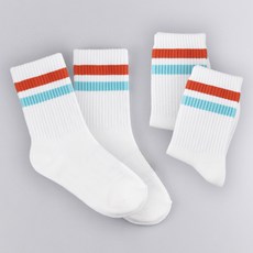 새실로 아동용 비얀코 긴목 양말 4족 세트