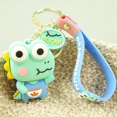 絲綢之路 胖胖鱷魚立體鑰匙圈包包吊飾