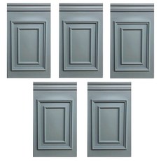 智慧Funny Wall自助室內裝飾腰線壁磚 A型, 灰色, 5個