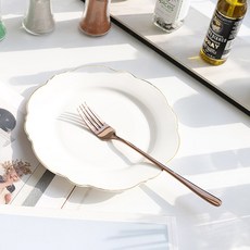 CLEO 7COLOR 優質不銹鋼茶叉 CLD025, 銅金, 1個