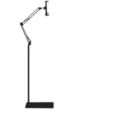 동그란주먹 눕눕 휴대폰 태블릿 패드 스탠드, 블랙, 1개