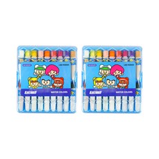 STUDIO EIGHT 18色卡丁車圖案水彩顏料組 2入, 18色