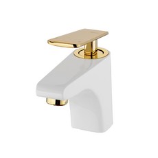 OLIVIA 奧利維亞單孔洗水龍頭白金自裝, 1組