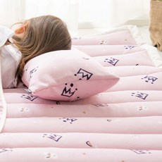 롤베이비 유아용 샤베트 인견 패드, 크라운 래빗, 1개