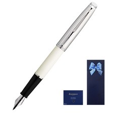 WATERMAN 威迪文 Emblem Core CT 鋼筆 + 卡式墨水管套組, 象牙白(鋼筆), F