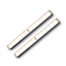 애니탁 LED 센서등 20.5cm, 옐로우, 2개