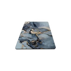 大理石北歐輕奢硅藻泥地墊, 碧藍色, 1個