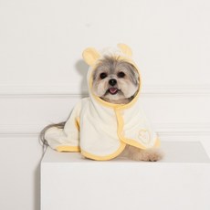 리토가토 강아지 토토베어 로브 비치가운, 크림, 1개