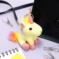 Bidangil Ropu 獨角獸玩偶吊飾鑰匙圈