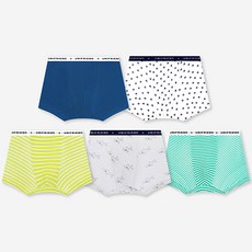 Uni FRIend 男童款印花四角內褲 5件組