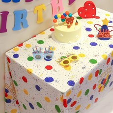 Market Pio廚房一次性生日派對桌布 款式2, 2件, 1個