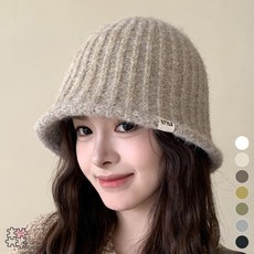 페이퍼먼츠 뜨개라인 가을 겨울 니트 버킷햇 23482