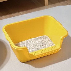 Gaekwacheonsun Leaf 貓砂盆, 1個, 檸檬