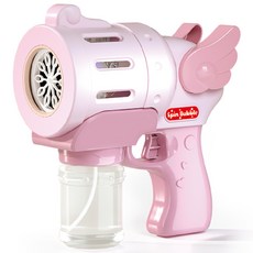 Sweet Angel 肥皂泡泡 10孔自動泡泡槍, 粉紅色