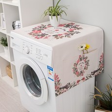 Floz 可愛花朵洗衣機冰箱防塵罩, A04