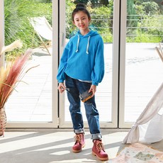 jkids 女童Angels破損牛仔褲 J6196