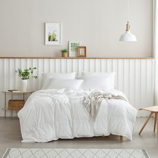 Goose On 飯店級純棉60支四季鵝絨被 1000g, 白色