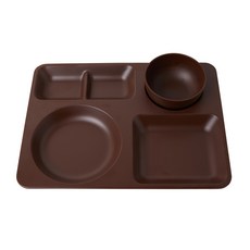 Awaken Sense 初級餐盤套組, 可可米色, 餐盤+碗