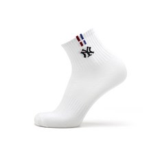 MLB 男性用中筒襪 03 3雙組, 白酒紅色