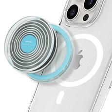 심플리로어 맥세이프 호환 빙글빙글 스피너 휴대폰 스마트톡, 1개, LP판