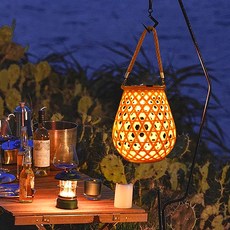 室內裝飾LED藤編太陽能燈, 混色