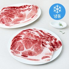 미국산 돼지 목전지 슬라이스 구이 볶음용 3mm (냉동), 1개, 2.5kg