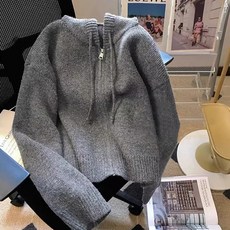 어썸풀 여성용 위커스 니트 후드 A25FT072108