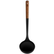 WAGENSTEIGER 矽膠湯勺, 黑色, 1支