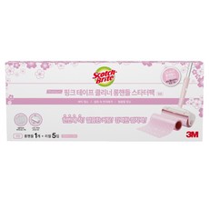 3M 百利 高級膠帶清潔劑 1 個長手柄 + 5 個補充裝入門包, 1組