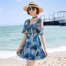 피어니스트 시원한 하와이 원피스 수영복