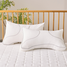 Hugadeu 酣睡護頸機能枕, 2個, 白色