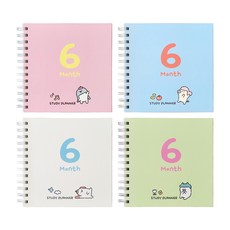 KOOKY FRiENDS Mamel 學習計劃書 4 件套, 混色