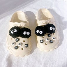 絨球洞洞鞋鞋扣 4入+M&M's巧克力洞洞鞋鞋扣 10入