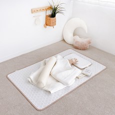 Malolotte 嬰幼兒用Duralon涼感冷凝墊, 1個, 米色